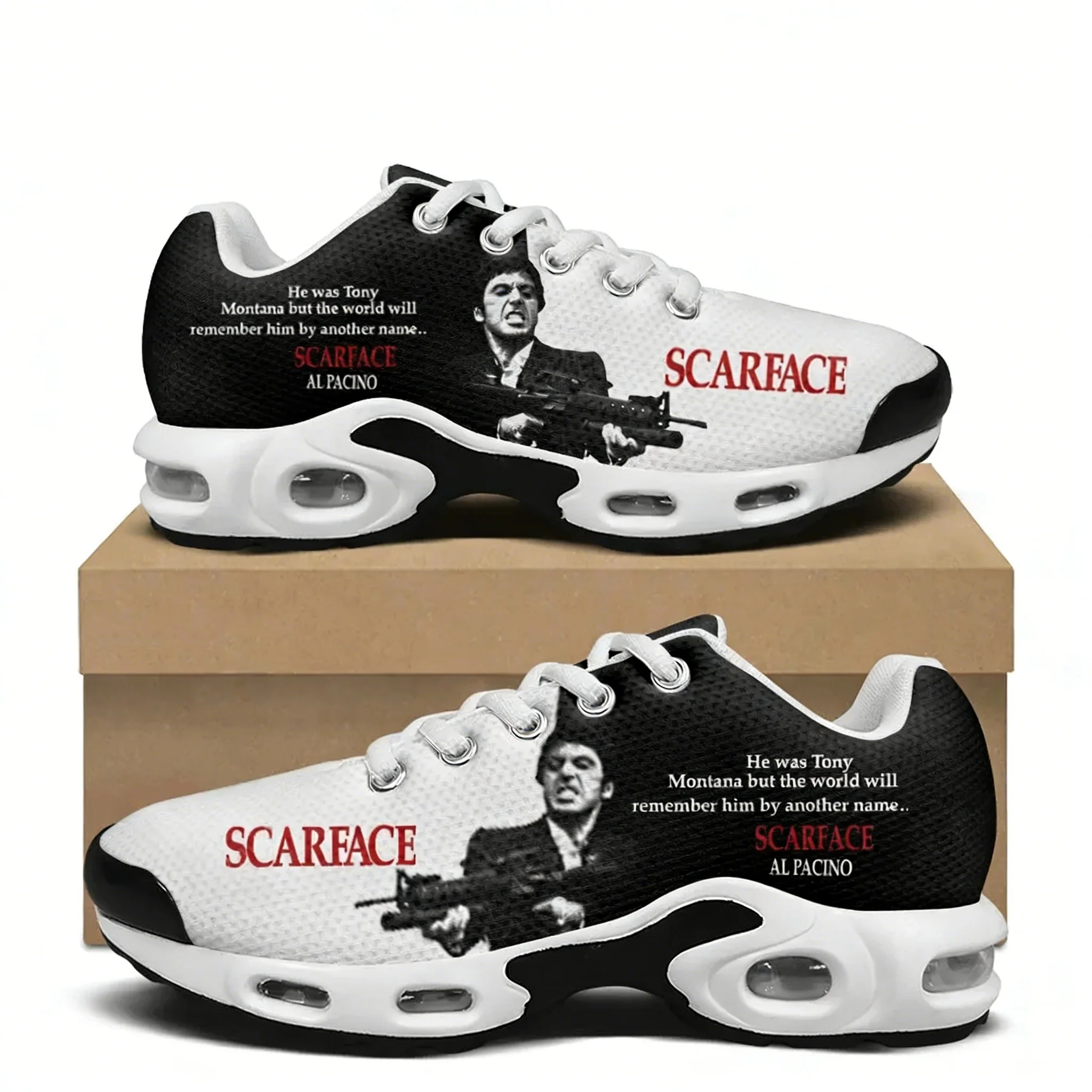 Men Shoes Boss - Scarface Air Cushion Sneakers Hot Movie