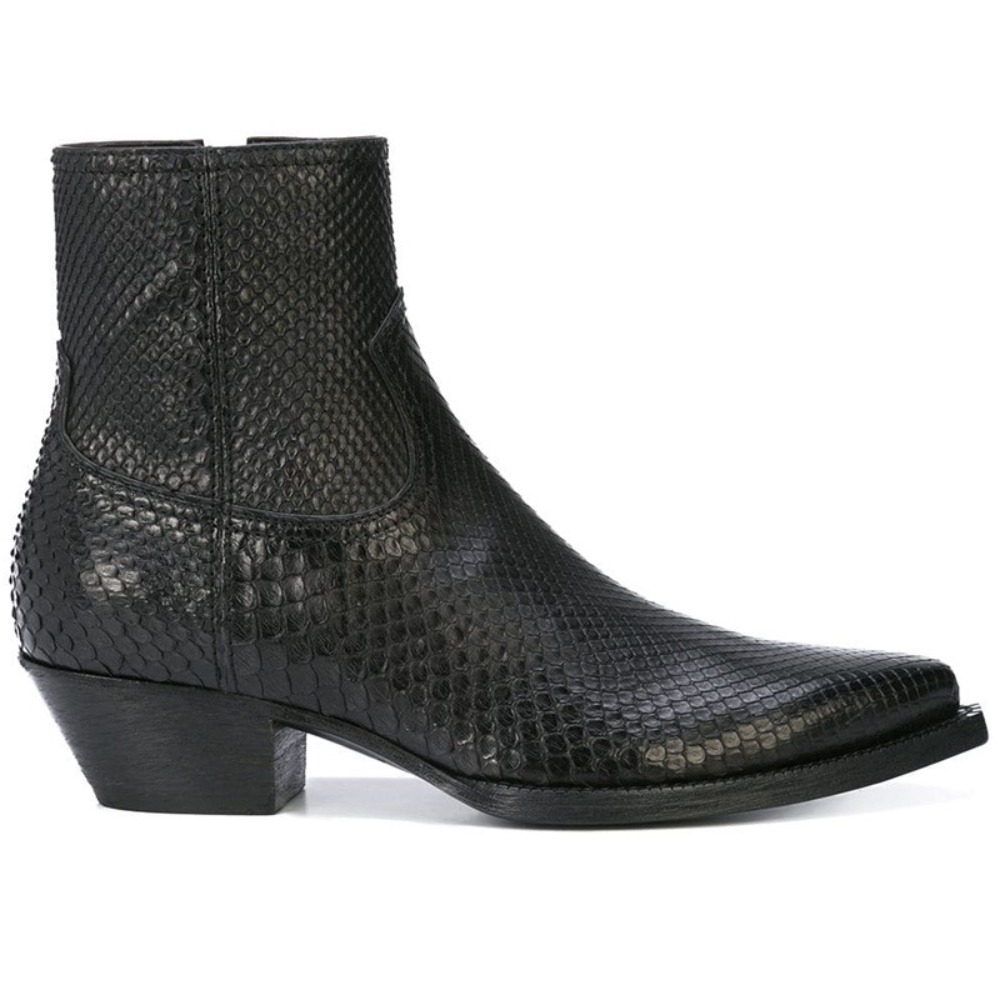 Men Shoes Boss - Man Chelsea Boots Genuine Leather Ankle