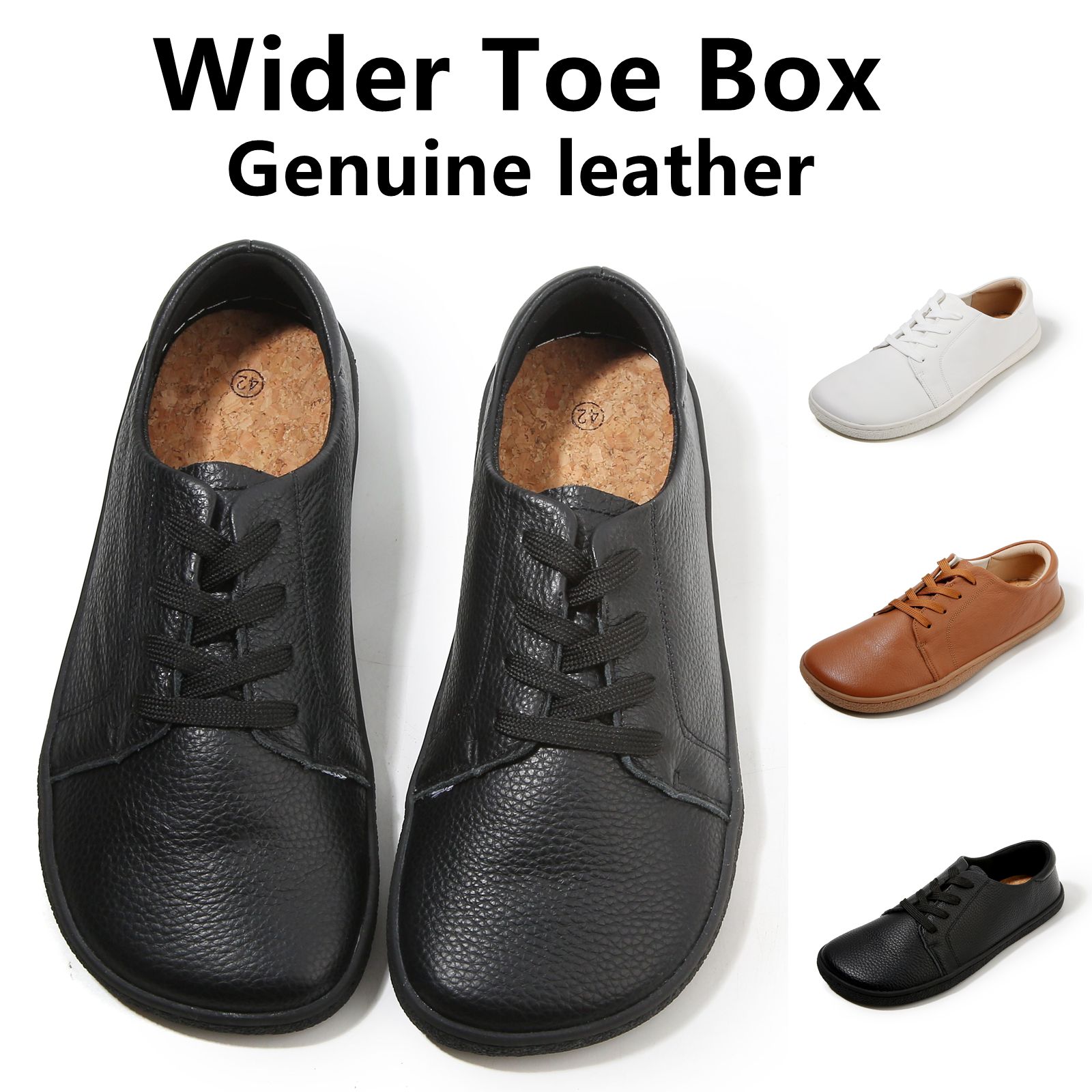 Boat Shoe Leather - TONGLEPAO spring, autumn, barefoot, genuine leather