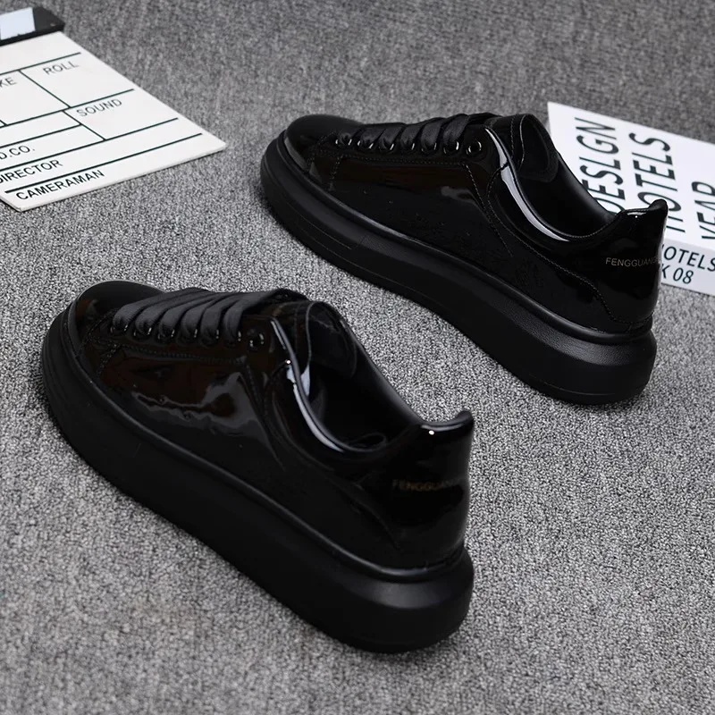 2025 Lacquered White Casual Sh - đánh giá và giá Men'S Shoes Casual Sneakers