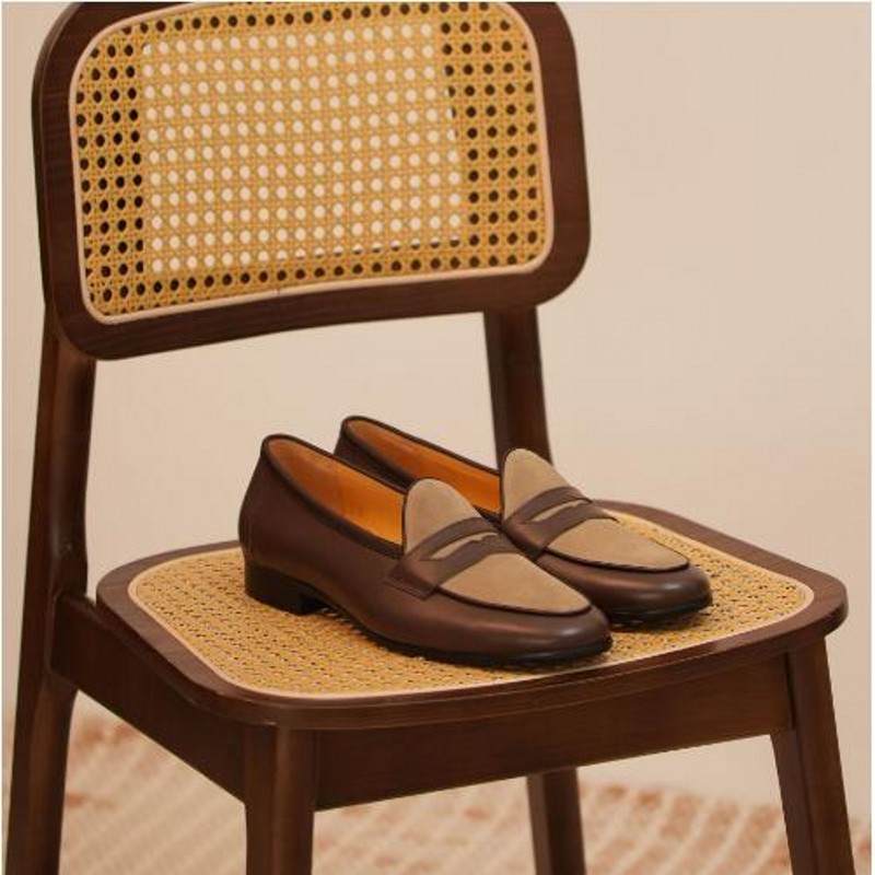 British Style Men Coffee Loafe - đánh giá và giá Boat Shoe Leather