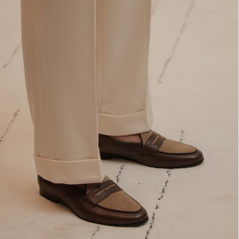 British Style Men Coffee Loafe - đánh giá và giá Boat Shoe Leather