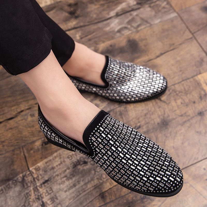 rhinestone party dress shoes f - đánh giá và giá Men'S Shoes Drivers