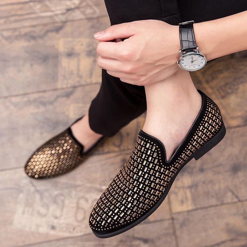 rhinestone party dress shoes f - đánh giá và giá Men'S Shoes Drivers