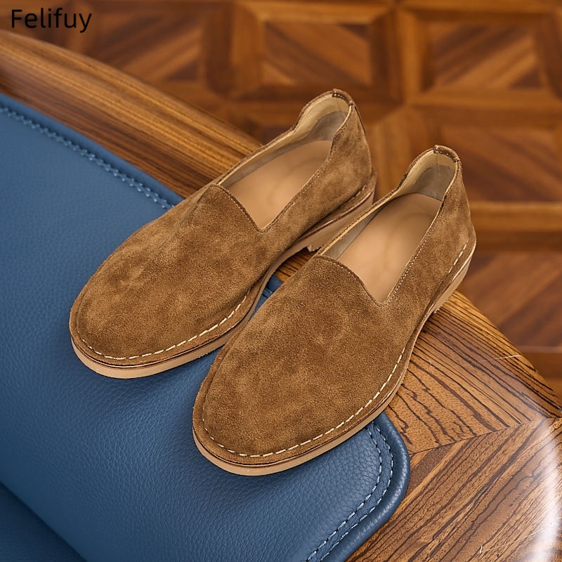 Cow Suede Man Loafers Luxury G - đánh giá và giá Boat Shoe Leather