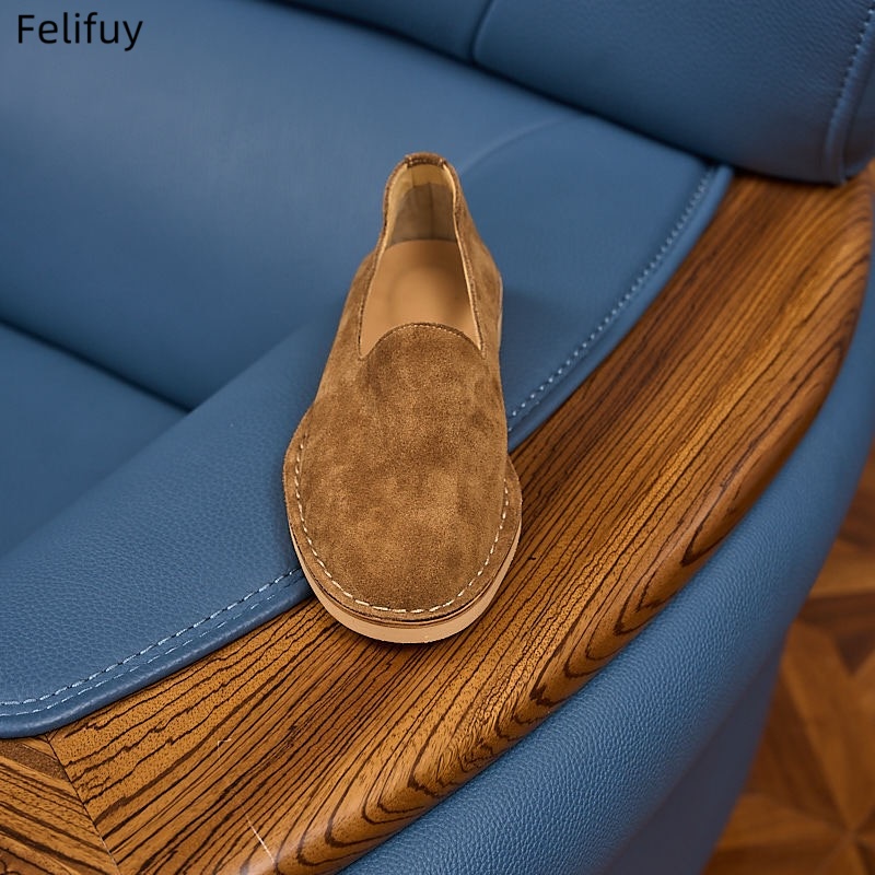 Cow Suede Man Loafers Luxury G - đánh giá và giá Boat Shoe Leather