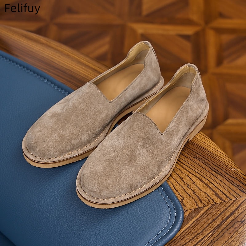 Cow Suede Man Loafers Luxury G - đánh giá và giá Boat Shoe Leather