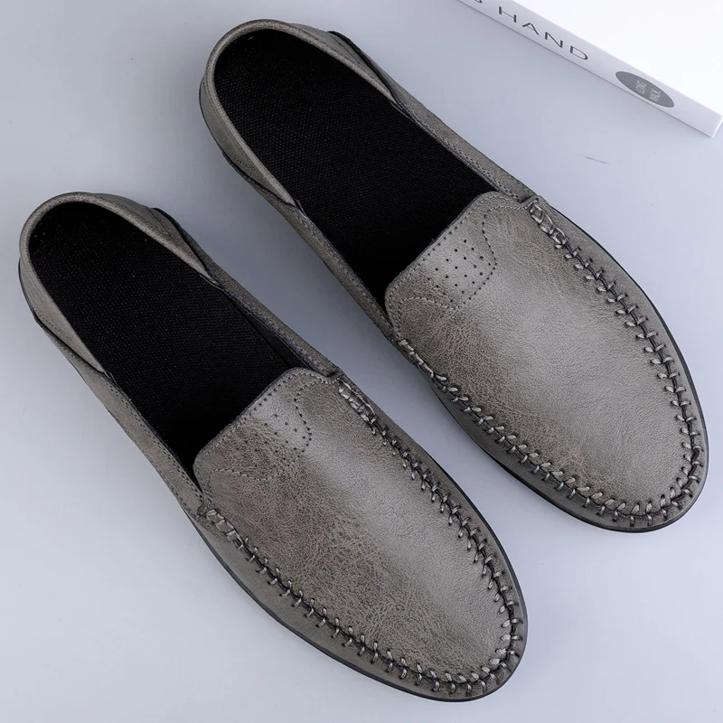 Men's Genuine Leather Loafers  - đánh giá và giá Boat Shoe Leather