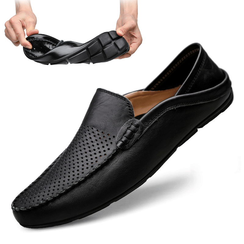 Summer Men Casual Shoes Leathe - đánh giá và giá Boat Shoe Leather
