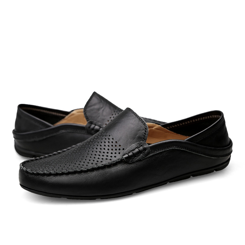 Summer Men Casual Shoes Leathe - đánh giá và giá Boat Shoe Leather