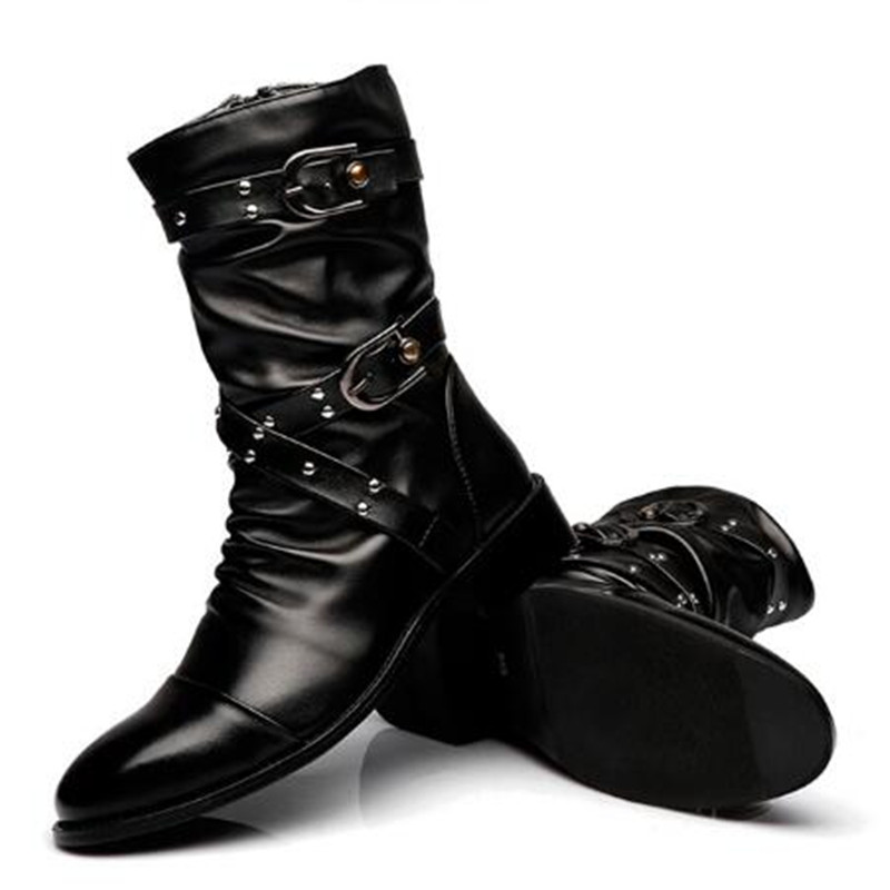 Fashion Men's Leather High Qua - đánh giá và giá Men Shoes Size 46