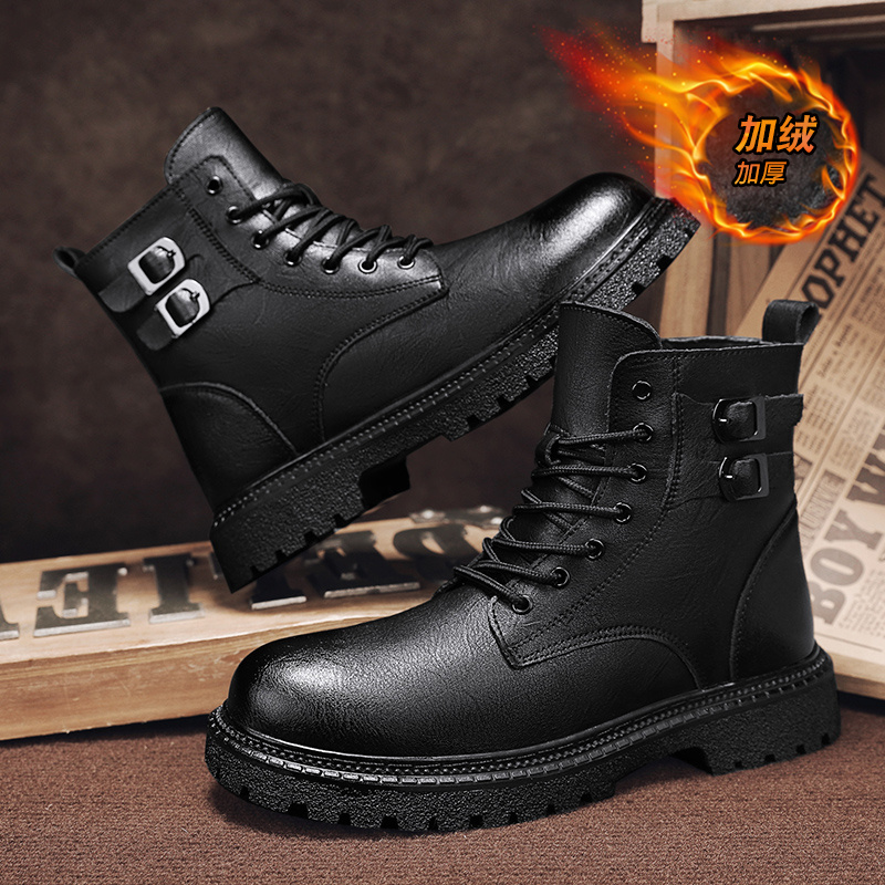 New Men Snow Boots Cowhide Win - đánh giá và giá Men Shoes Size 46
