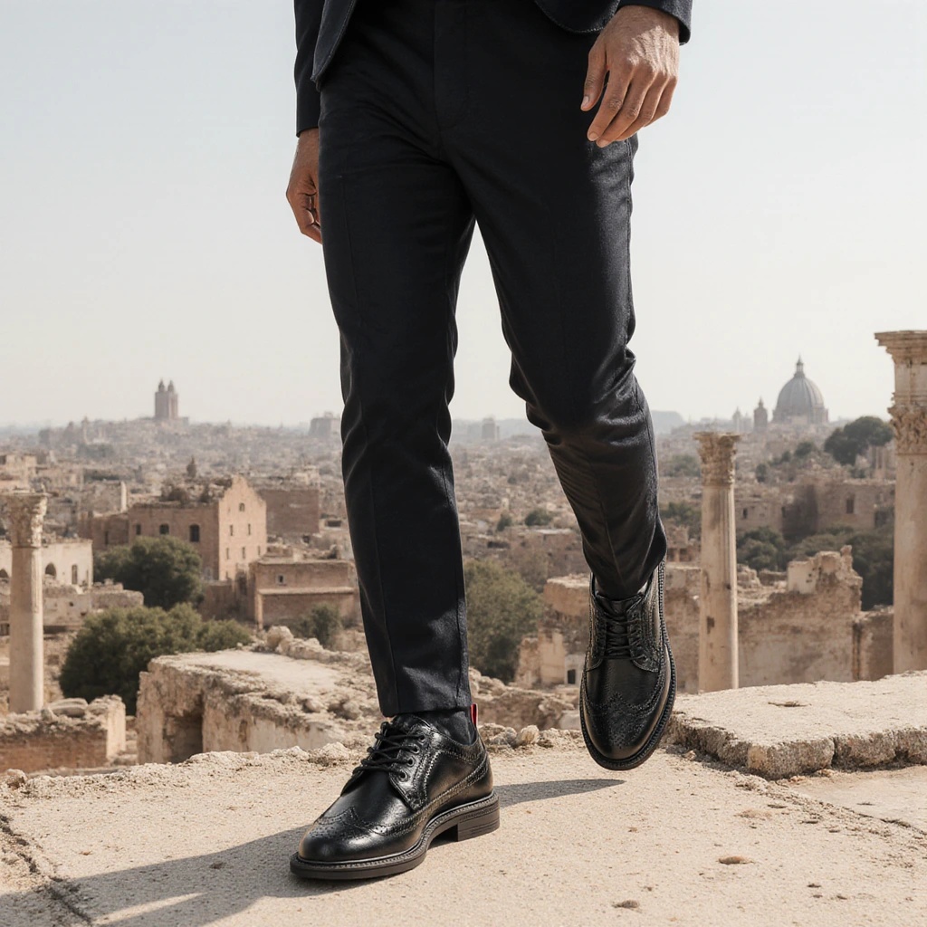 Classical Brogues Leather Shoe - đánh giá và giá Men Shoes Boss