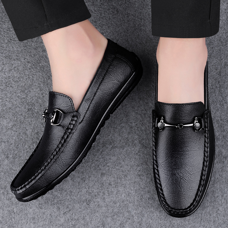 New Black Shoes Men Loafers Br - đánh giá và giá Boat Shoe Leather