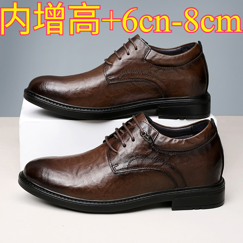 Leather Casual Elevator Shoes  - đánh giá và giá Men Shoes Boss