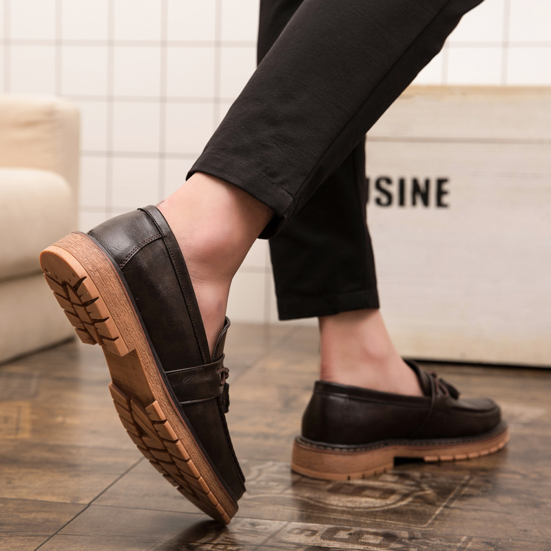 New Slip-On Thick Soled Casual - đánh giá và giá Boat Shoe Leather