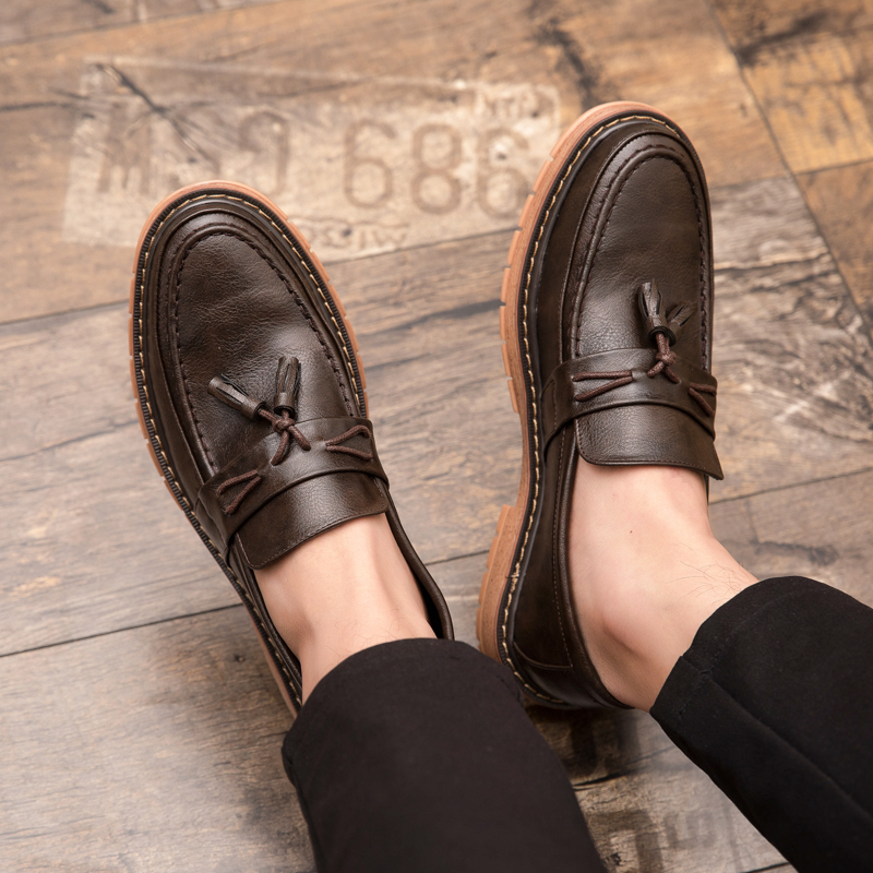 New Slip-On Thick Soled Casual - đánh giá và giá Boat Shoe Leather