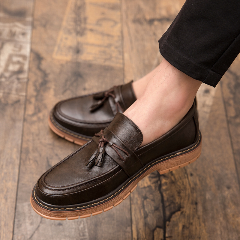 New Slip-On Thick Soled Casual - đánh giá và giá Boat Shoe Leather