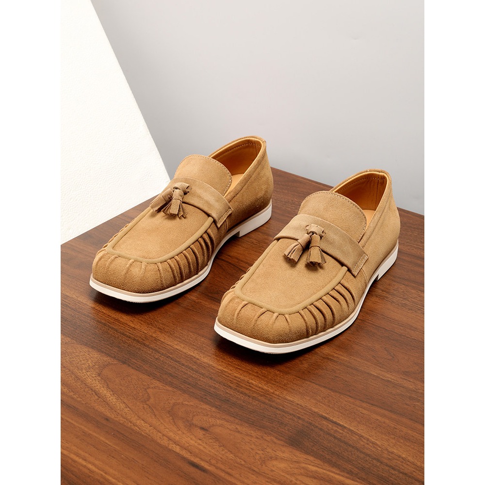 Genuine Leather Tassel Suede S - đánh giá và giá Men'S Shoes Drivers