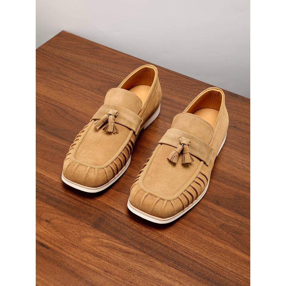 Genuine Leather Tassel Suede S - đánh giá và giá Men'S Shoes Drivers